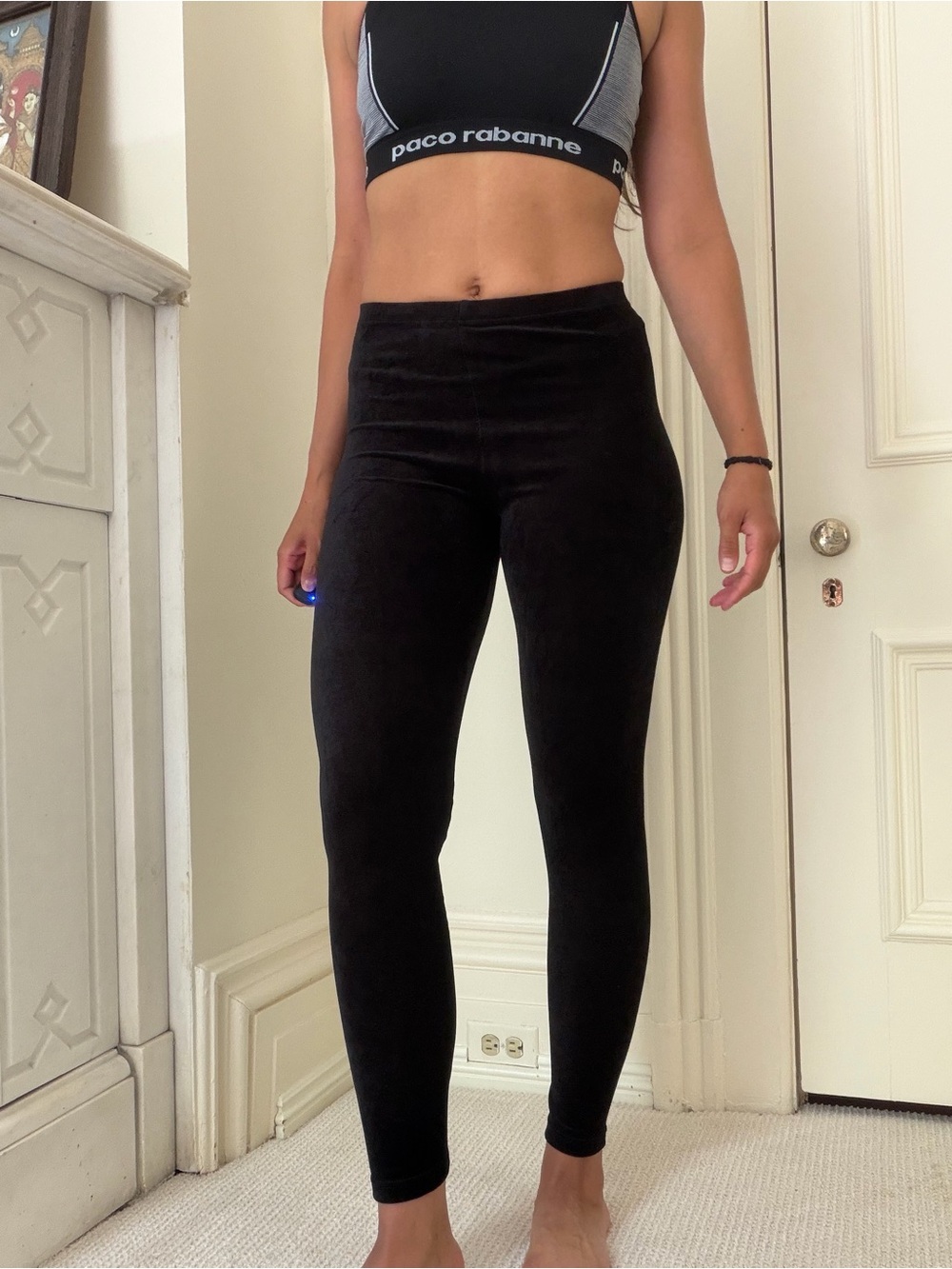 Comme des garcons velvet legging